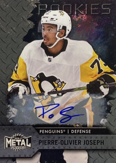 2020-21 Metal Universe #118 Pierre-Oliver Joseph - ROOKIES AUTOGRAPH /399