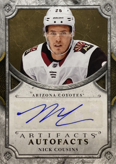 2018-19 Artifacts #A-NC Nick Cousins - AUTOFACTS