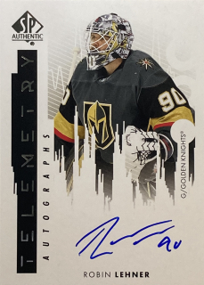 2022-23 SP Authentic #T-RL Robin Lehner - TELEMETRY AUTOGRAPHS