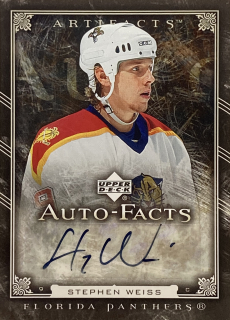 2006-07 Artifacts #AF-SW Stephen Weiss - AUTO-FACTS