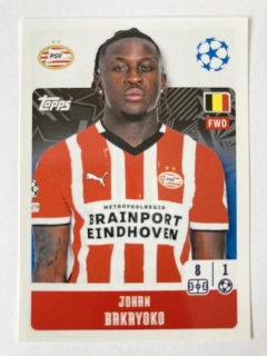 2024/25 Champions League Sticker #305 Johan Bakayoko