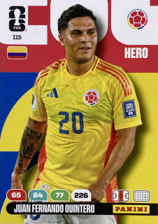 2026 FIFA World Cup #115 Juan Fernando Quintero [Colombia]