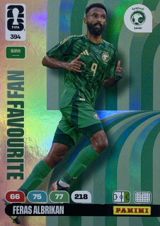 2026 FIFA World Cup #394 Feras Albrikan - FAN FAVOURITE [Saudi Arabia]