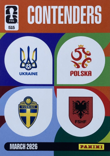 2026 FIFA World Cup #515 Ukraine / Sweden / Poland / Albania - CONTENDERS