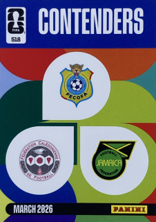 2026 FIFA World Cup #518 New Caledonia / Jamaica / Democratic Republic of the Congo - CONTENDERS