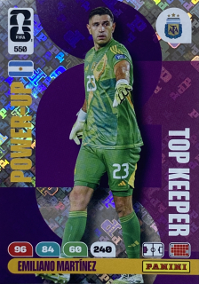 2026 FIFA World Cup #550 Emiliano Martínez - TOP KEEPER [Argentina]
