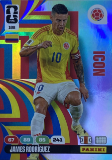 2026 FIFA World Cup #108 James Rodríguez - ICON [Colombia]