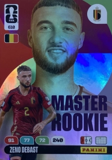 2026 FIFA World Cup #610 Zeno Debast - MASTER ROOKIE [Belgium]