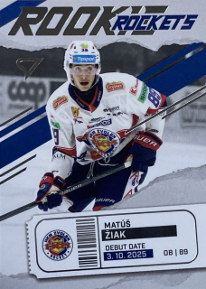 2025/26 Tipsport Liga #RR-16 Matúš Žiak - ROOKIE ROCKETS