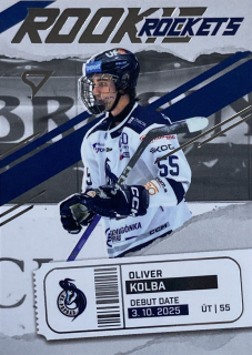2025/26 Tipsport Liga #RR-19 Oliver Kolba - ROOKIE ROCKETS