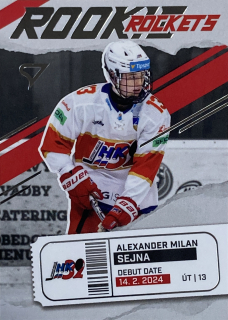 2025/26 Tipsport Liga #RR-27 Alexander Milan Sejna - ROOKIE ROCKETS