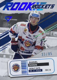2025/26 Tipsport Liga LIMIT #RR-15 Samuel Šimon - ROOKIE ROCKETS /85