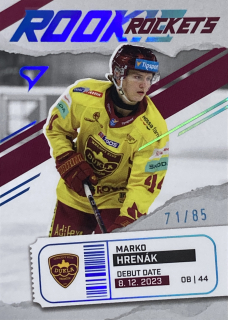 2025/26 Tipsport Liga LIMIT #RR-21 Marko Hrenák - ROOKIE ROCKETS /85