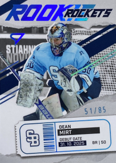 2025/26 Tipsport Liga LIMIT #RR-24 Dean Mirt - ROOKIE ROCKETS /85