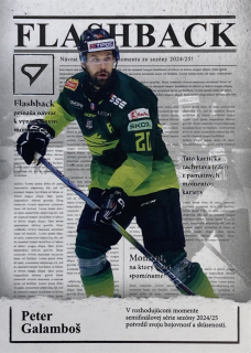 2025/26 Tipsport Liga #FB-04 Peter Galamboš - FLASHBACK