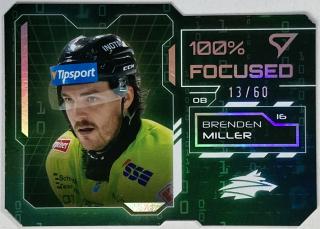 2025/26 Tipsport Liga LIMIT #FS-05 Brenden Miller - 100% FOCUSED /60