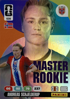 2026 FIFA World Cup #620 Andreas Schjelderup - MASTER ROOKIE [Norway]