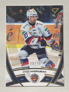 2024/25 Tipos Extraliga GOLD #278 Zack Andrusiak /15