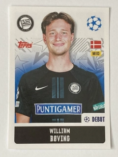 2024/25 Champions League Sticker #340 William Bøving