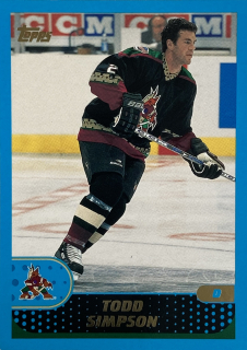 2001-02 Topps #261 Todd Simpson