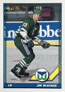 1991-92 O-Pee-Chee #024 Jim McKenzie