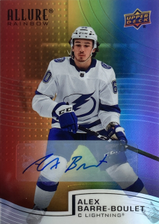 2021-22 Allure #R-44 Alex Barre-Boulet - FULL RAINBOW AUTO