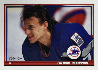 1991-92 O-Pee-Chee #045 Fredrik Olausson