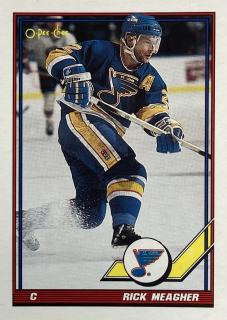 1991-92 O-Pee-Chee #058 Rick Meagher