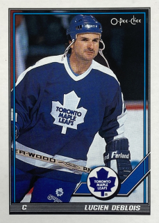 1991-92 O-Pee-Chee #102 Lucien Deblois