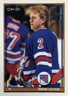 1991-92 O-Pee-Chee #108 Brian Leetch