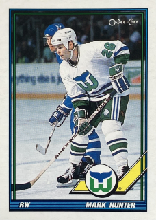 1991-92 O-Pee-Chee #109 Mark Hunter