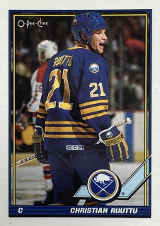 1991-92 O-Pee-Chee #115 Christian Ruuttu