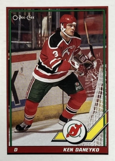 1991-92 O-Pee-Chee #118 Ken Daneyko