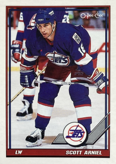 1991-92 O-Pee-Chee #137 Scott Arniel