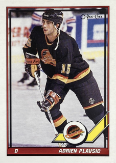 1991-92 O-Pee-Chee #162 Adrien Plavsic