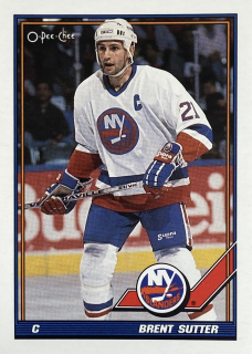 1991-92 O-Pee-Chee #165 Brent Sutter