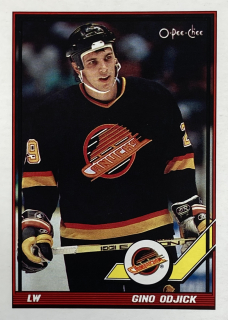 1991-92 O-Pee-Chee #203 Gino Odjick