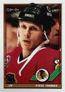 1991-92 O-Pee-Chee #210 Steve Thomas