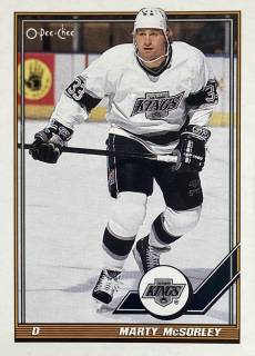 1991-92 O-Pee-Chee #225 Marty McSorley