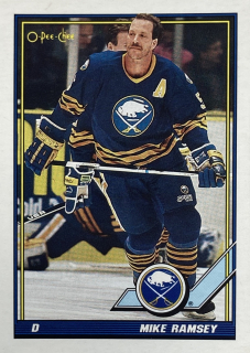 1991-92 O-Pee-Chee #236 Mike Ramsey