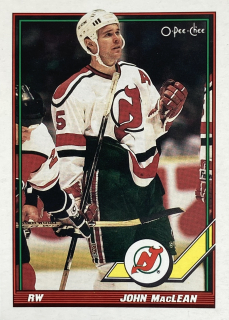 1991-92 O-Pee-Chee #239 John MacLean
