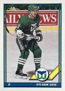 1991-92 O-Pee-Chee #249 Sylvain Cote