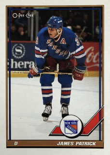 1991-92 O-Pee-Chee #253 James Patrick