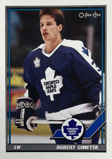 1991-92 O-Pee-Chee #256 Robert Cimetta