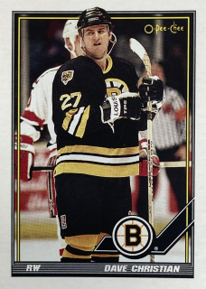 1991-92 O-Pee-Chee #276 Dave Christian