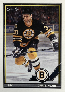 1991-92 O-Pee-Chee #311 Chris Nilan