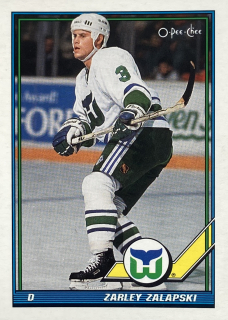 1991-92 O-Pee-Chee #344 Zarley Lalapski