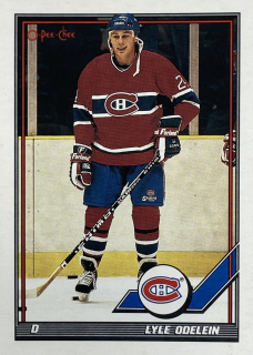1991-92 O-Pee-Chee #350 Lyle Odelein
