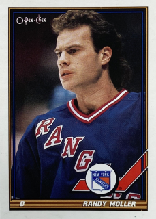 1991-92 O-Pee-Chee #371 Randy Moller