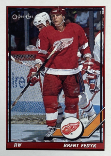1991-92 O-Pee-Chee #376 Brent Fedyk